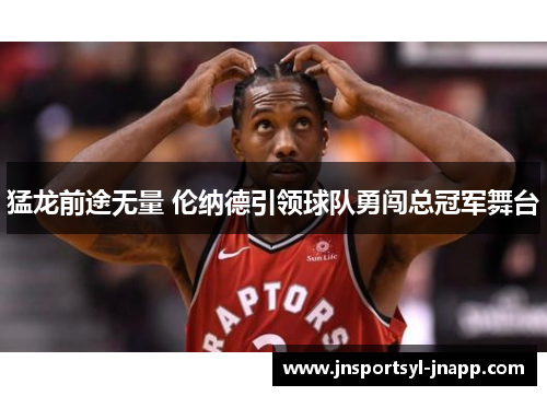 猛龙前途无量 伦纳德引领球队勇闯总冠军舞台